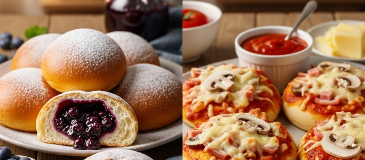 Domowe Ciasto Drożdżowe: Dwie Opcje – Słodko i Wytrawnie