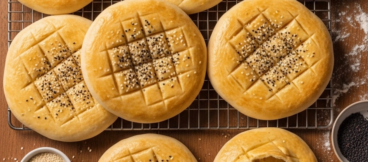 Przepis na bułki do kebaba typu Gemüsekebap (Dönerbrot/Pide)