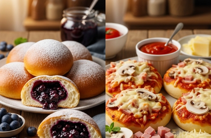 Domowe Ciasto Drożdżowe: Dwie Opcje – Słodko i Wytrawnie