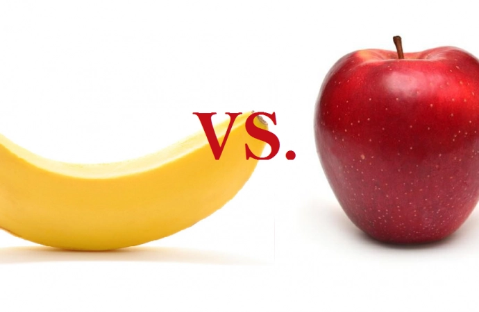 Jabłko czy banan - co jest zdrowsze?